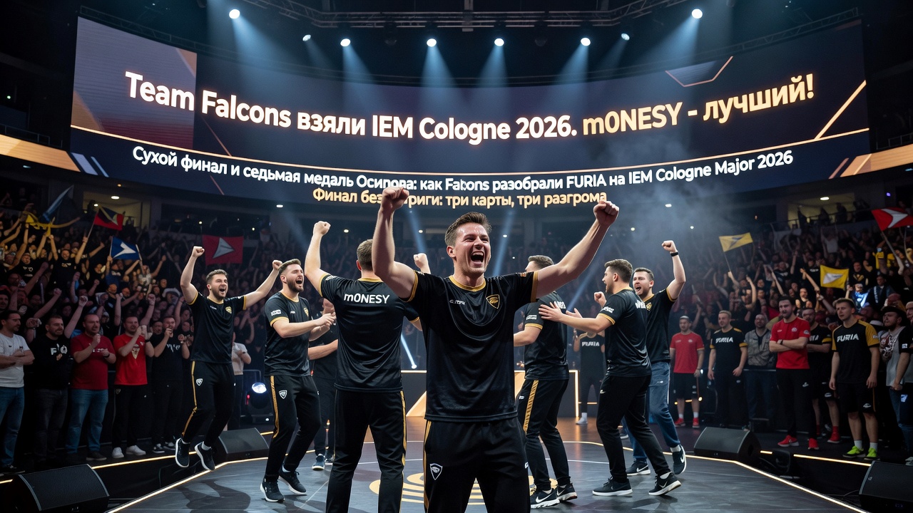 Team Falcons взяли IEM Cologne 2026. m0NESY - лучший!