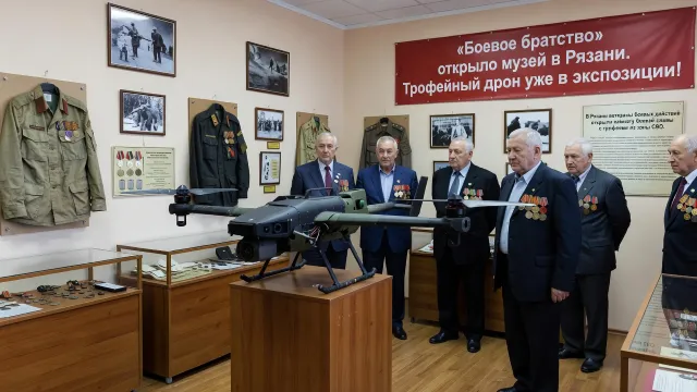 «Боевое братство» открыло музей в Рязани. Трофейный дрон уже в экспозиции!